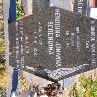 PLESSIS Cornelius Johannes, du 1935-1989 &amp; Hendrina Johanna Berendina 1939-1992