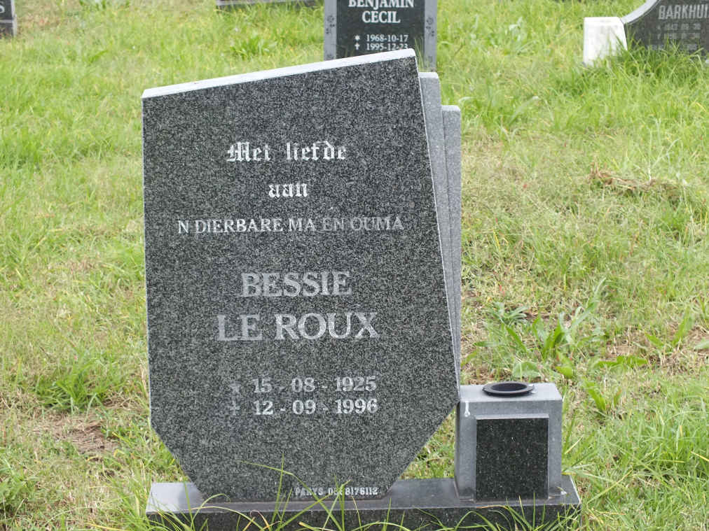 ROUX Bessie, le 1925-1996