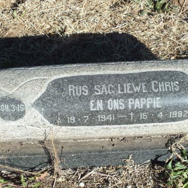 RAATH Chris 1941-1982 &amp; ? 1944-