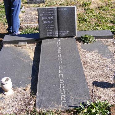 RENSBURG Michael Antonie, Janse van 1928-1987