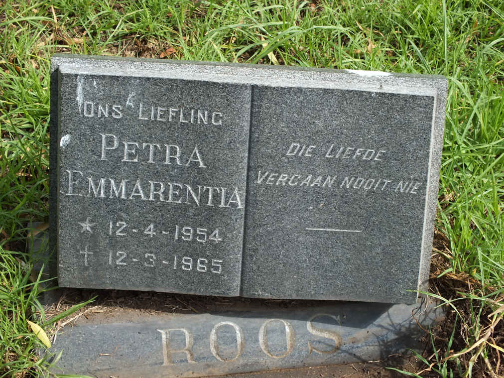 ROOS Petra Emmarentia 1954-1965