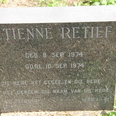 RETIEF Etienne 1974-1974