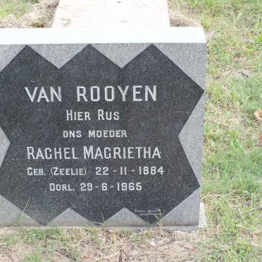 ROOYEN Rachel Magrietha, van nee ZEELIE 1884-1965