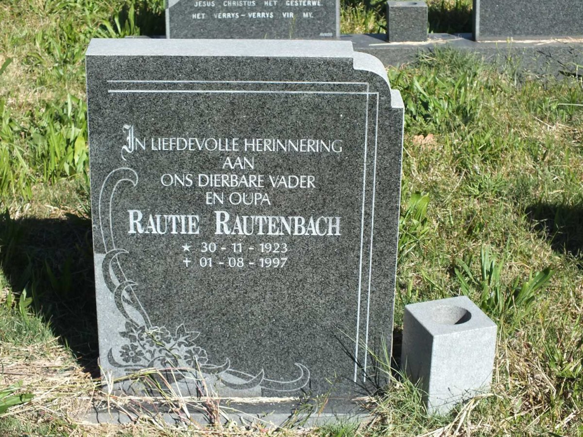 RAUTENBACH Rautie 1923-1997