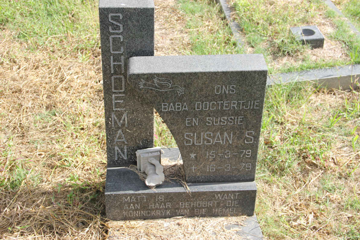 SCHOEMAN Susan S. 1979-1979