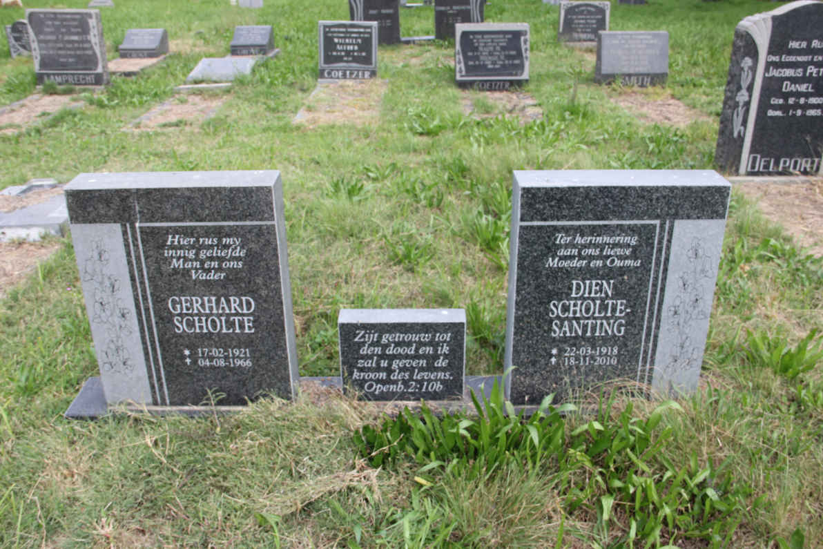 SCHOLTE Gerhard 1921-1966 &amp; Dien SANTING 1918-2010