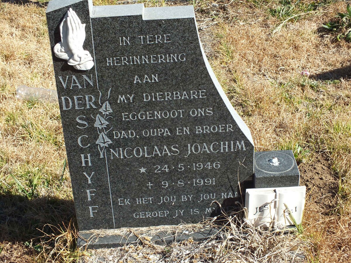 SCHYFF Nicolaas Joachim, van der 1946-1991