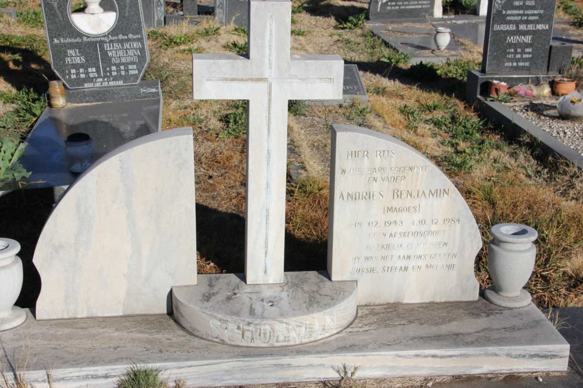 SCHOEMAN Andries Benjamin 1943-1984