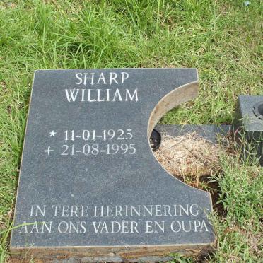 SHARP William 1925-1995