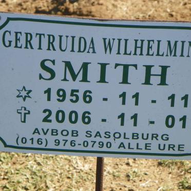 SMITH Gertruida Wilhelmina 1956-2006