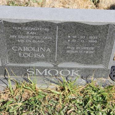 SMOOK Carolina Louisa 1933-1999