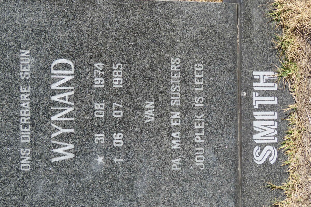 SMITH Wynand 1974-1985
