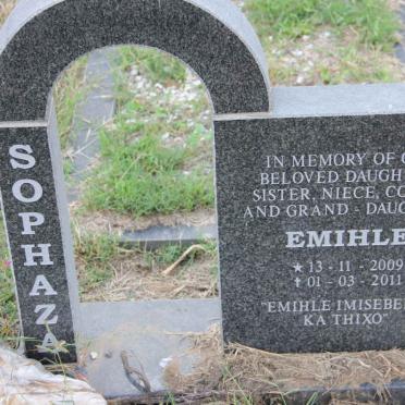 SOPHAZA Emihle 2009-2011