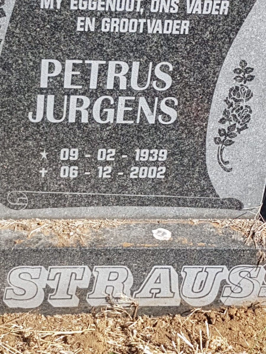 STRAUSS Petrus Jurgens 1939-2002