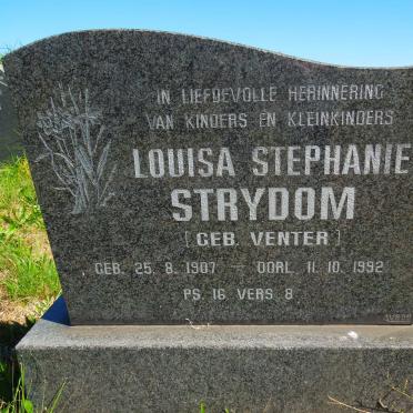 STRYDOM Louisa Stephanie nee VENTER 1907-1992