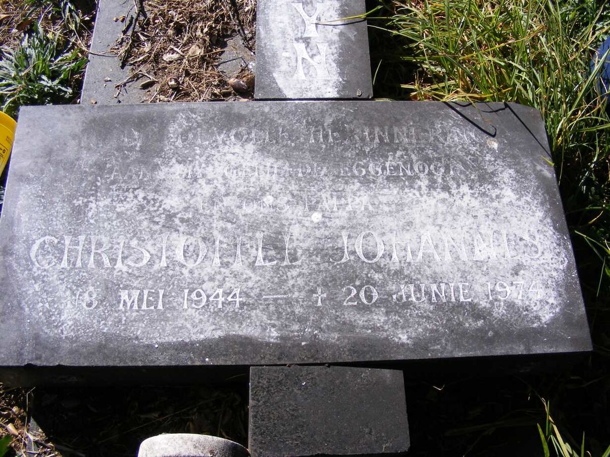 STEYN Christoffel Johannes 1944-1974