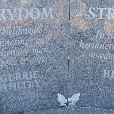 STRYDOM Gerrie 1950-2008 &amp; Bets 1958-