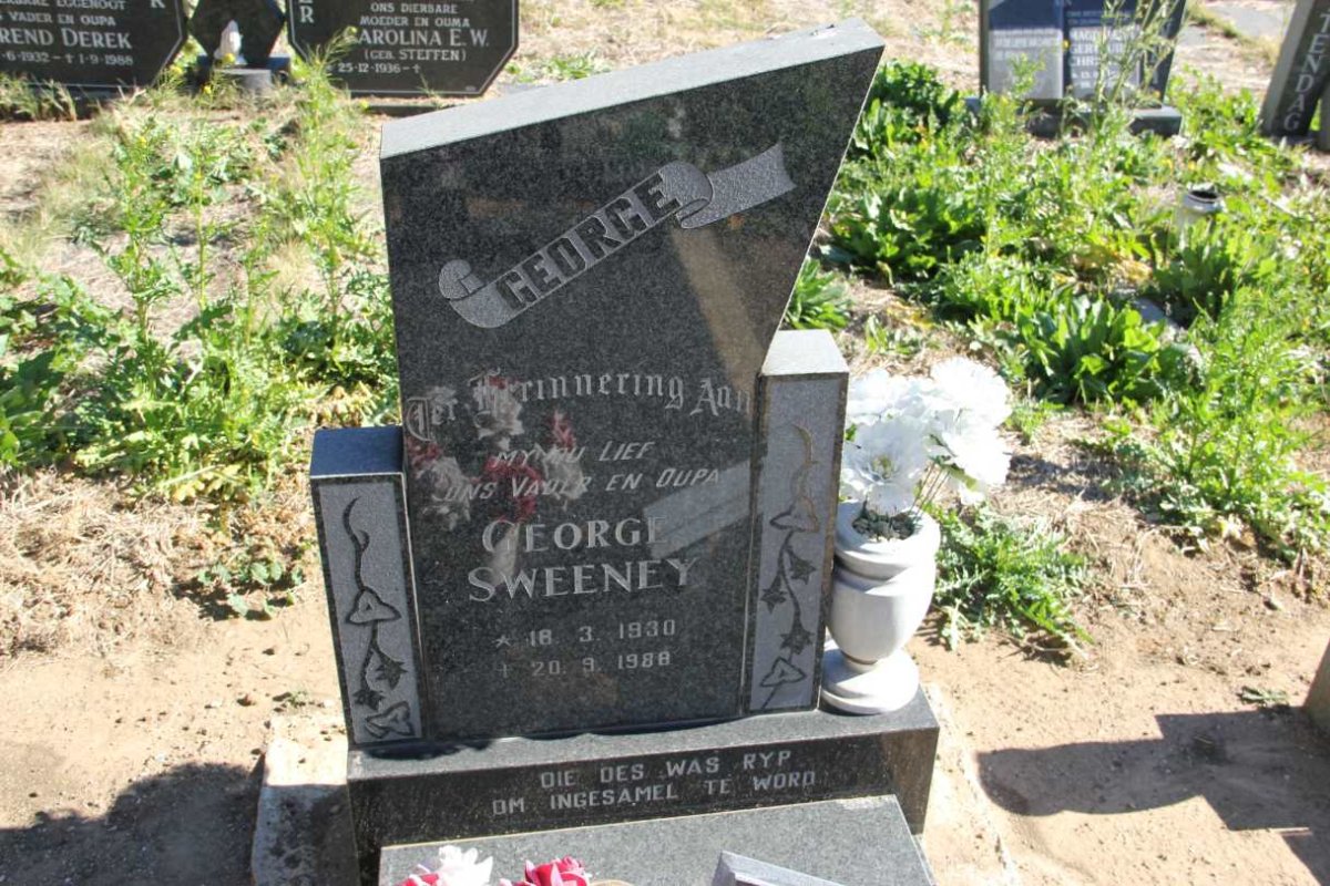 SWEENEY George 1930-1988