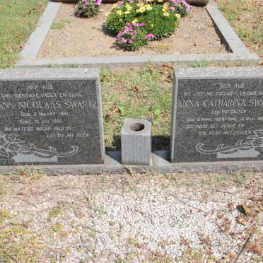 SWARTZ Frans Nicolaas 1910-1996 &amp; Anna Catharina POTGIETER 1908-1968