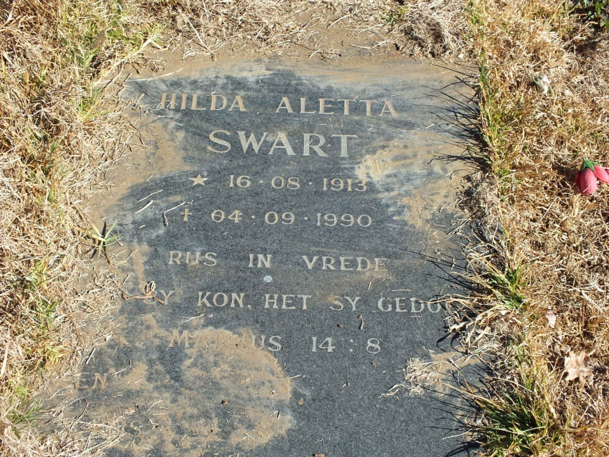 SWART Hilda Aletta 1913-1990