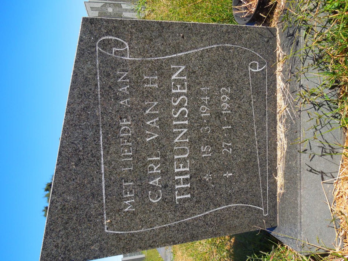 THEUNISSEN Carl van H. 1944-1992
