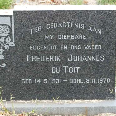 TOIT Frederik Johannes, du 1931-1970