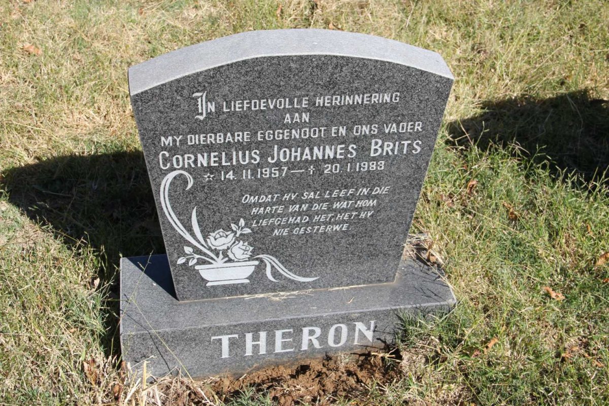 THERON Cornelius Johannes Brits 1957-1983