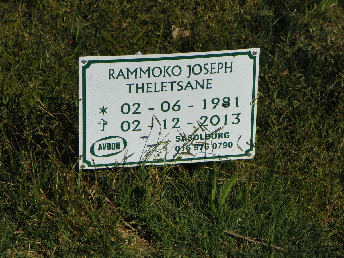 THELETSANE Rammoko Joseph 1981-2013