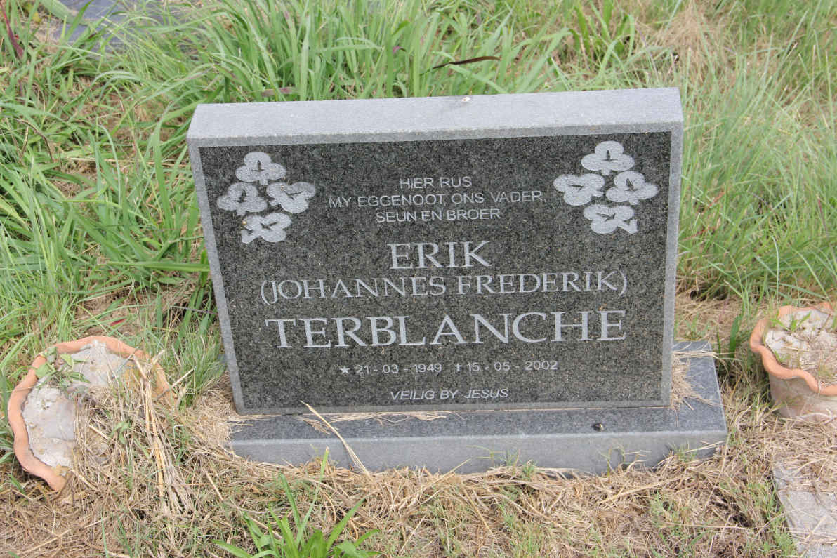 TERBLANCHE Johannes Frederik 1949-2002