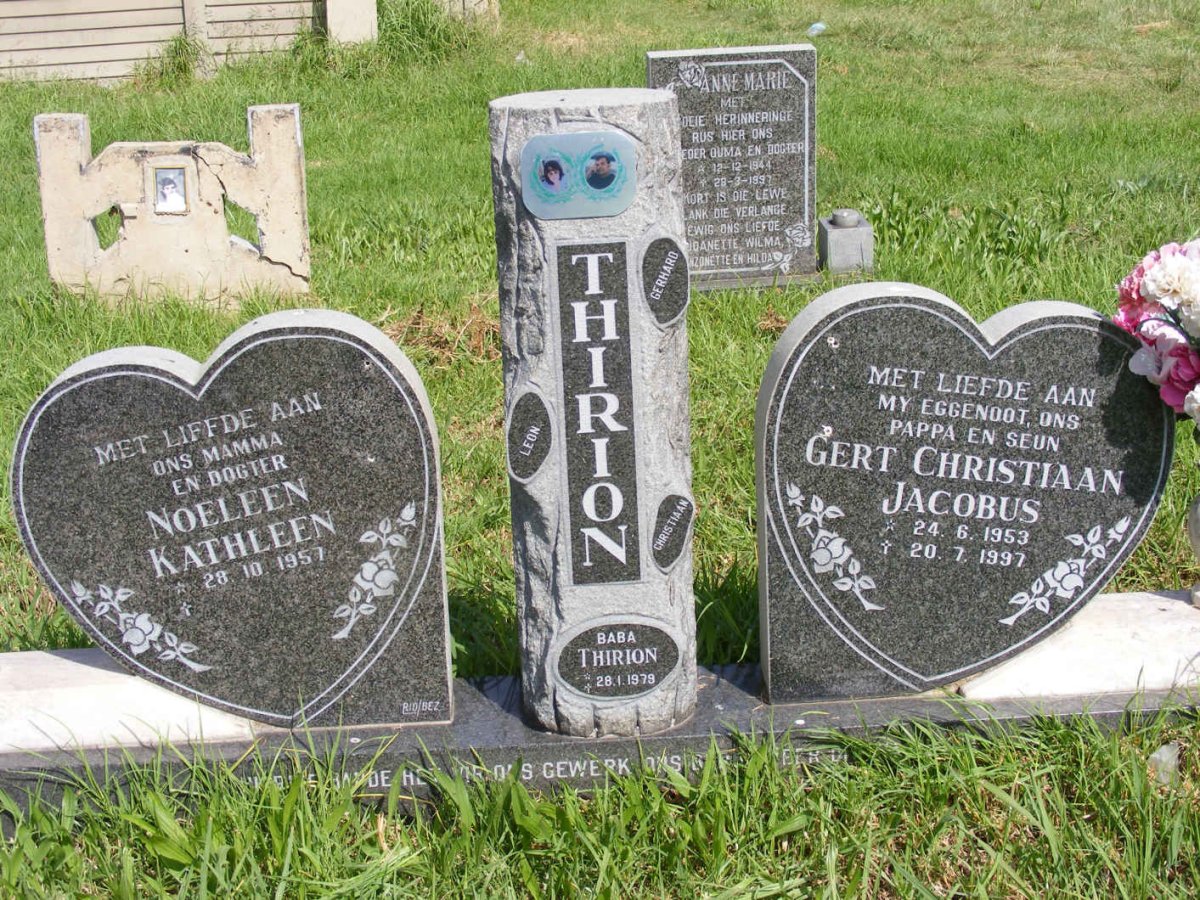 THIRION Gert Christiaan Jacobus 1953-1997 &amp; Noeleen Kathleen 1957- :: THIRION Baba 1979-1979
