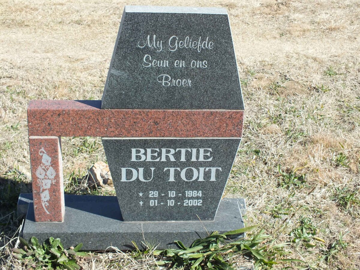 TOIT Bertie, du 1984-2002