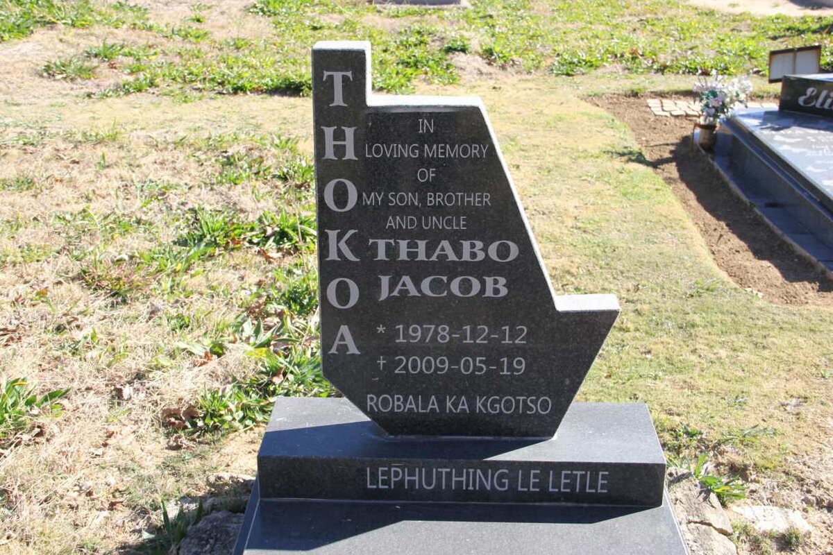 THOKOA Thabo Jacob 1978-2008