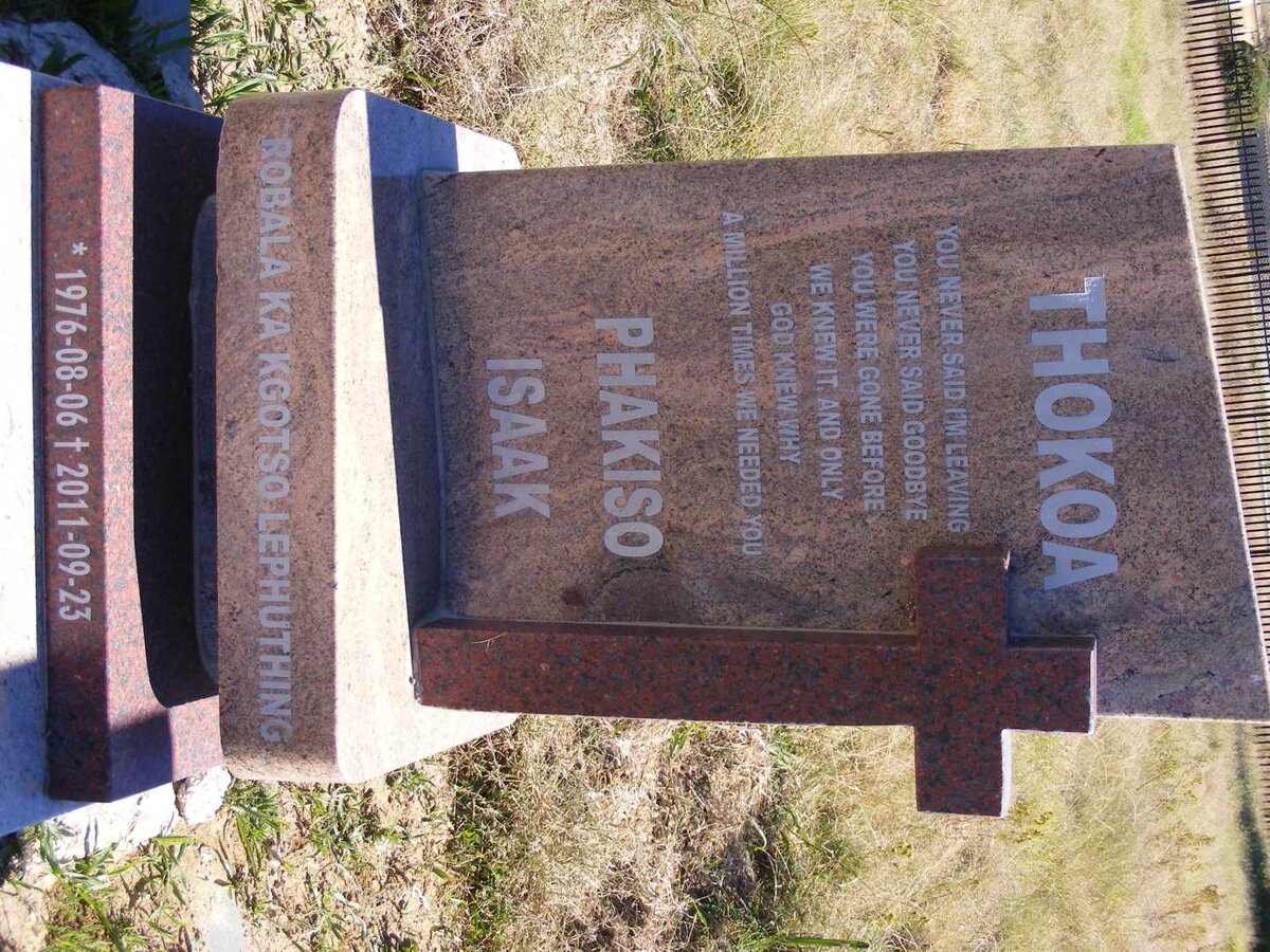 THOKOA Phakiso Isaak 1976-2011