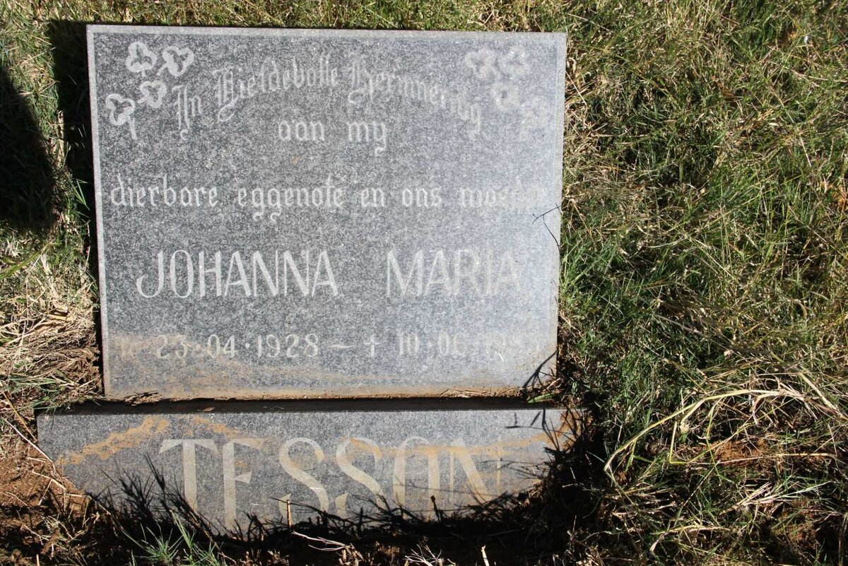 TESSON Johanna Maria 1928-1983