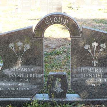 TROLLIP Hendrik 1940-2015 &amp; Susanna 1944-1998