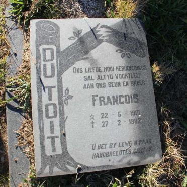 TOIT Francois, du 1961-1982