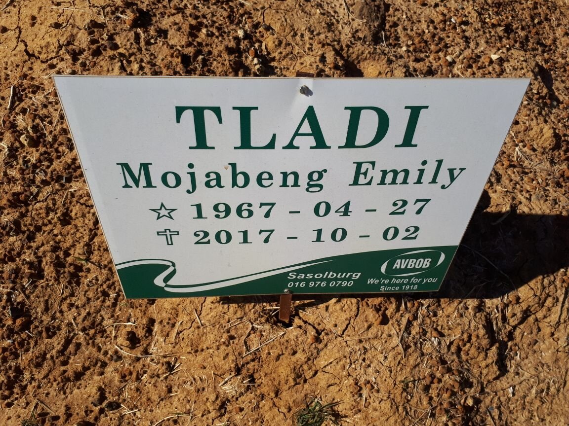 TLADI Mojabeng Emily 1967-2017