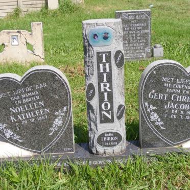 THIRION Gert Christiaan Jacobus 1953-1997 &amp; Noeleen Kathleen 1957- :: THIRION Baba 1979-1979
