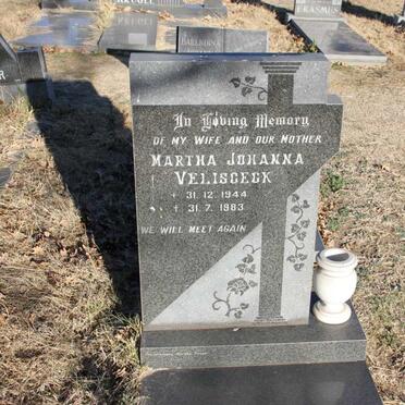 VELISCECK Martha Johanna 1944-1983