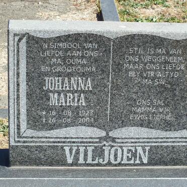 VILJOEN Johanna Maria 1923-2004