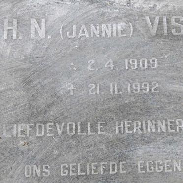 VISAGE J.H.N. 1909-1992 &amp; Grietie 1912-1982 :: VISAGE Annette 1946-1976 