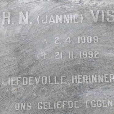 VISAGE J.H.N. 1909-1992 &amp; Grietie 1912-1982 :: VISAGE Annette 1946-1976 