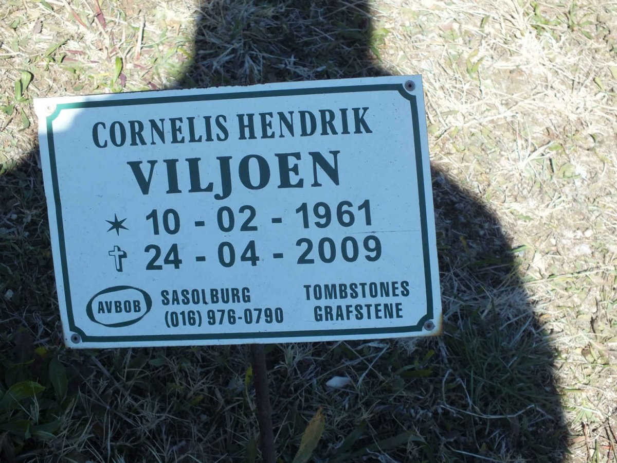 VILJOEN Cornelis Hendrik 1961-2009