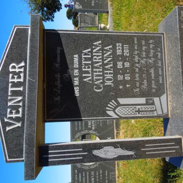 VENTER Aletta Catharina Johanna 1933-2011