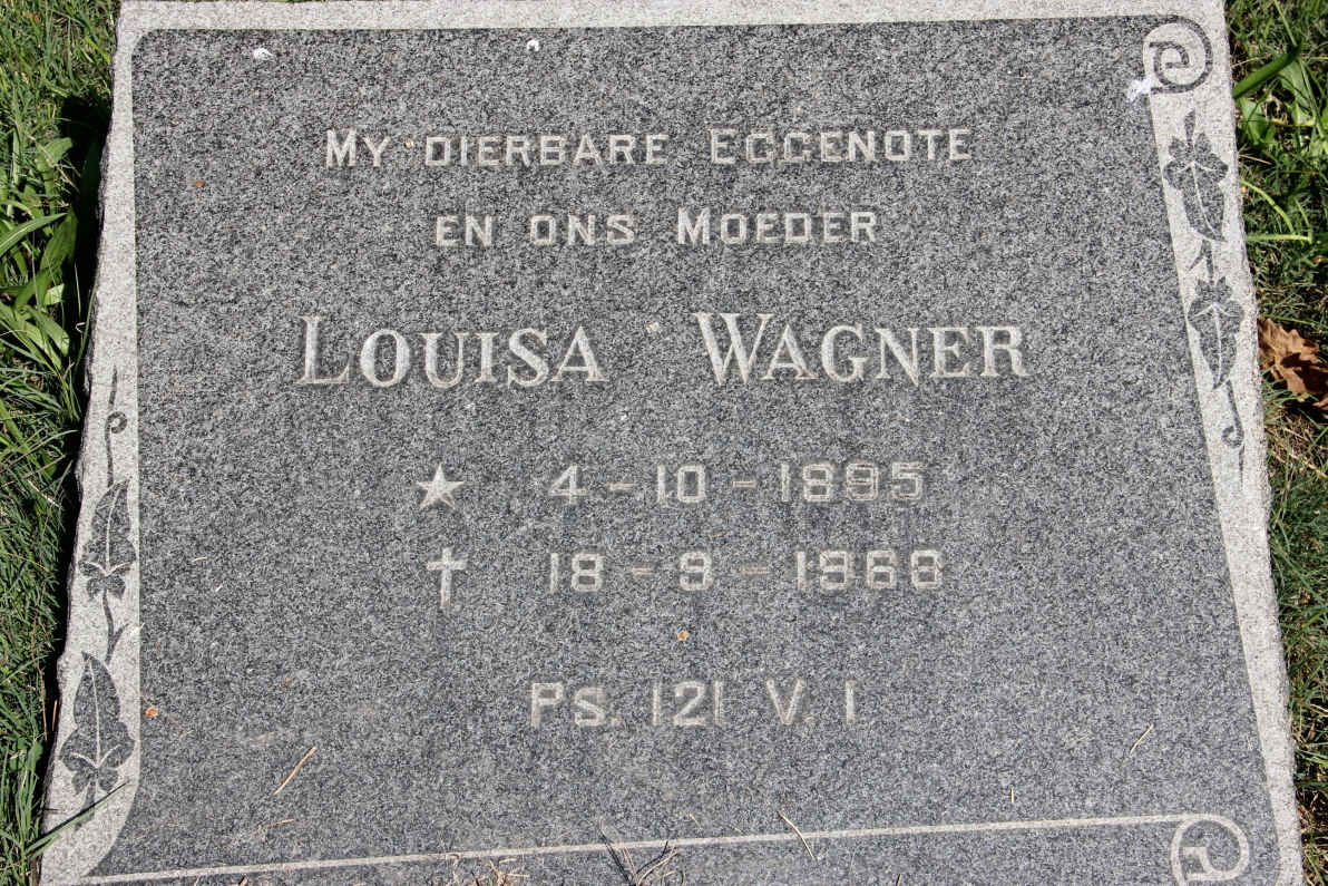 WAGNER Louisa 1895-1968