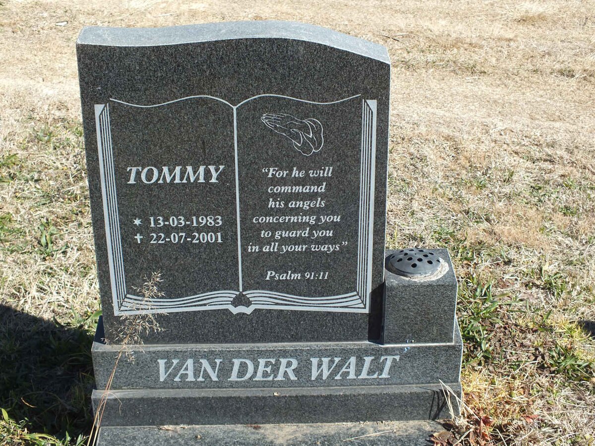 WALT Tommy, van der 1983-2001