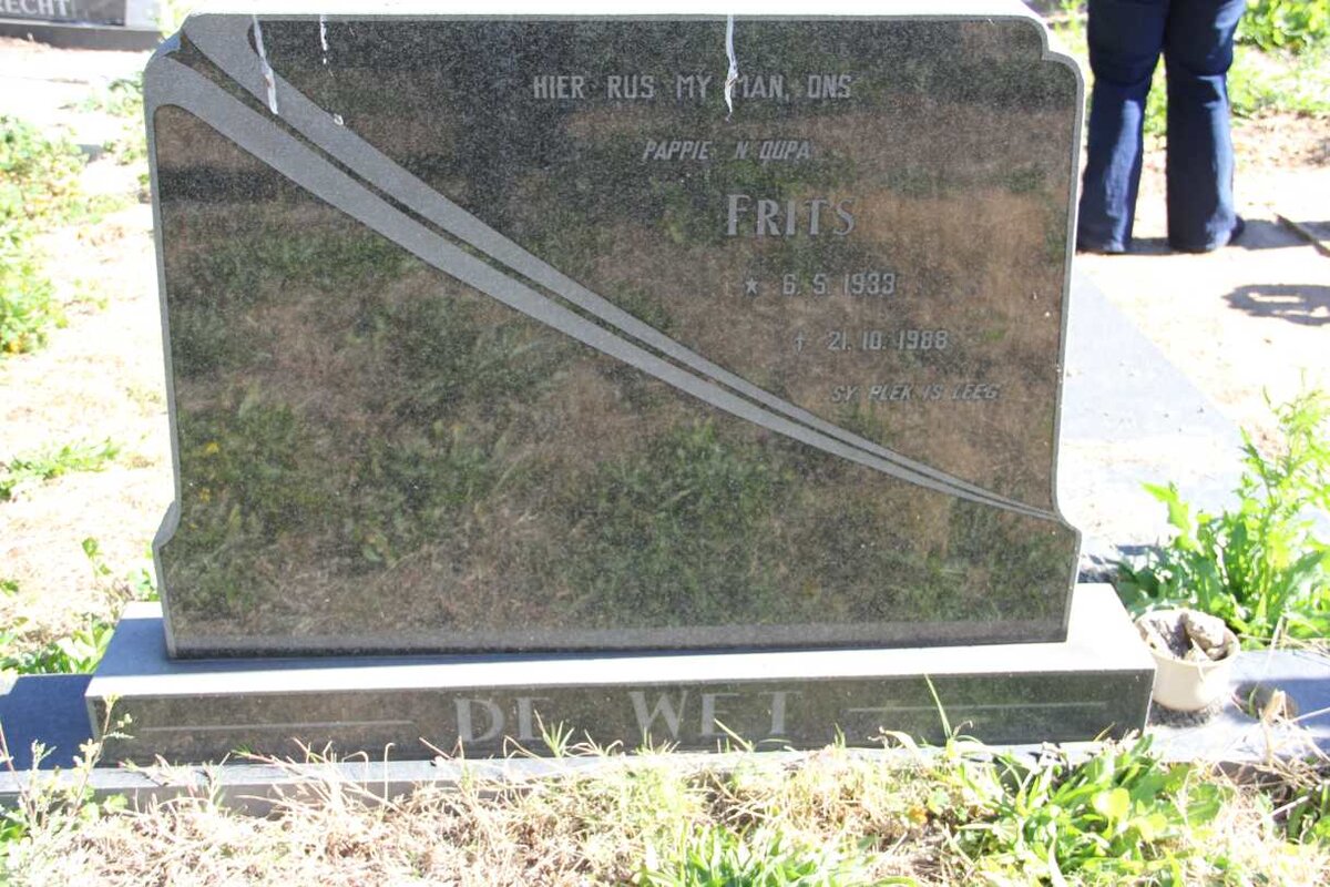 WET Frits, de 1933-1988