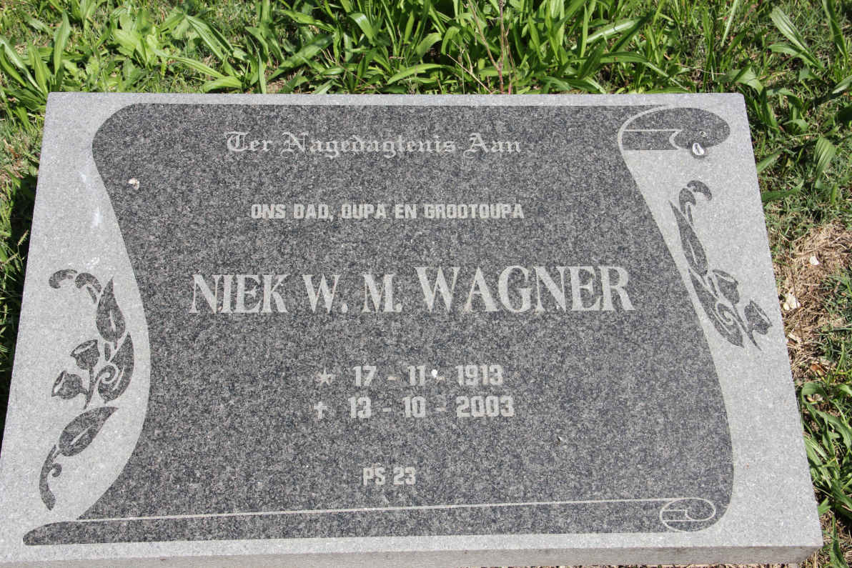 WAGNER Niek W.M. 1913-2003