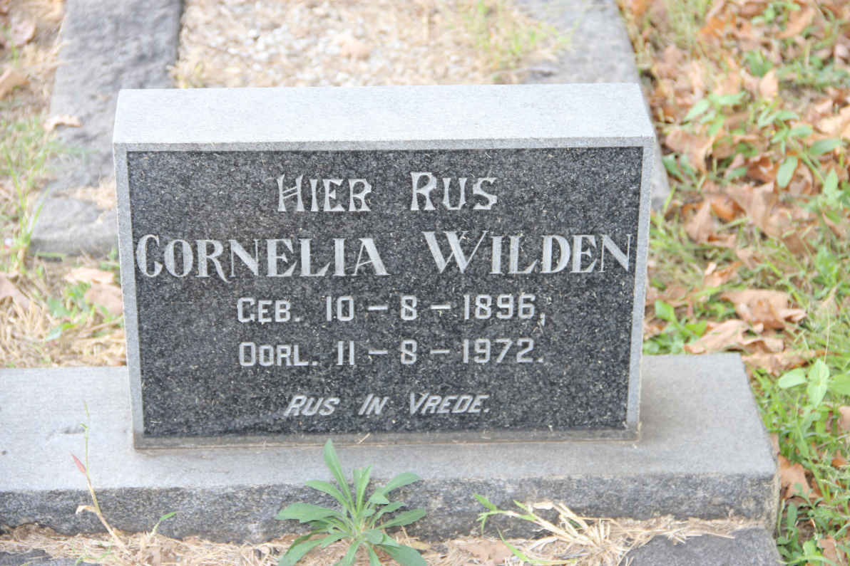WILDEN Cornelia 1896-1972