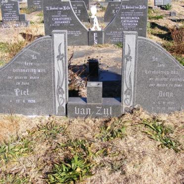 ZYL Piet, van 1920- &amp; Dina 1921-1983